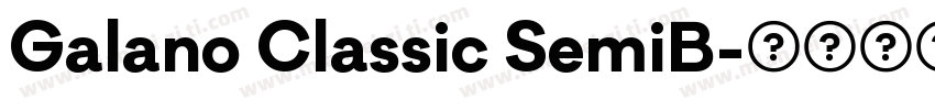 Galano Classic SemiB字体转换